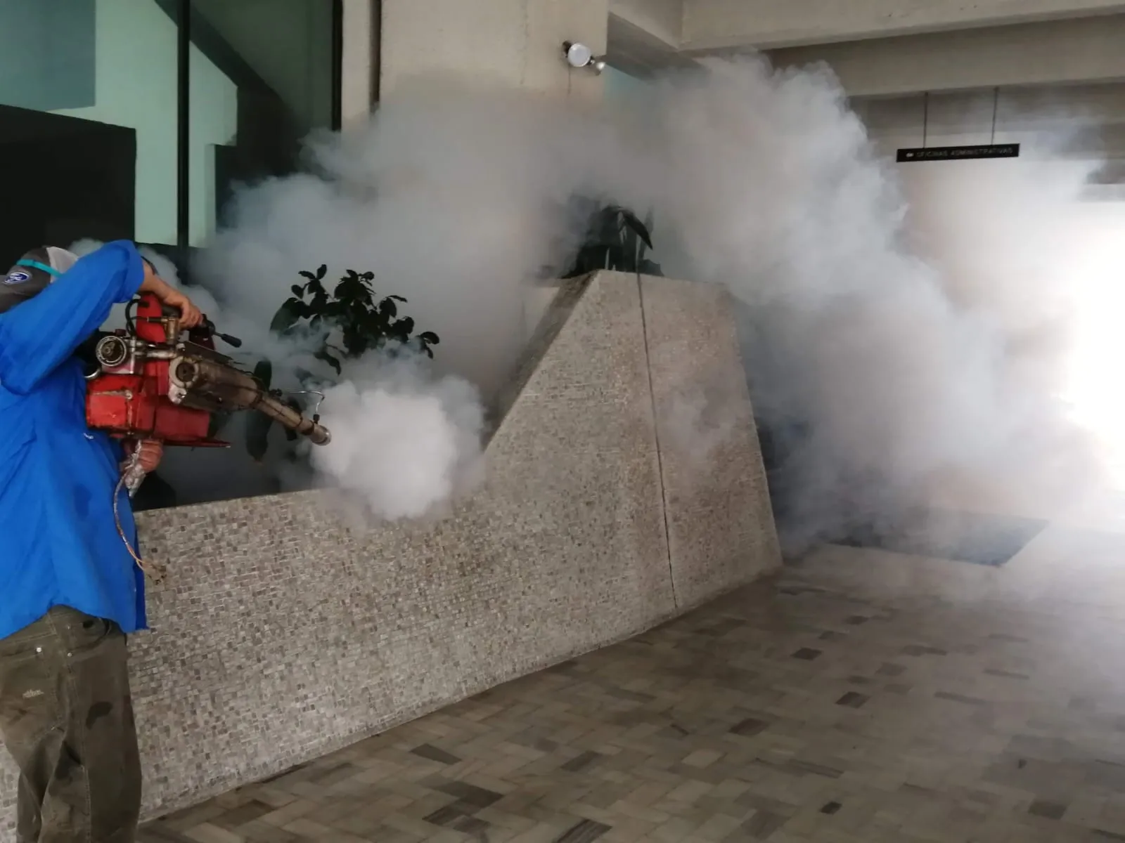 Ejemplo de Fumigación industrial en Guatemala