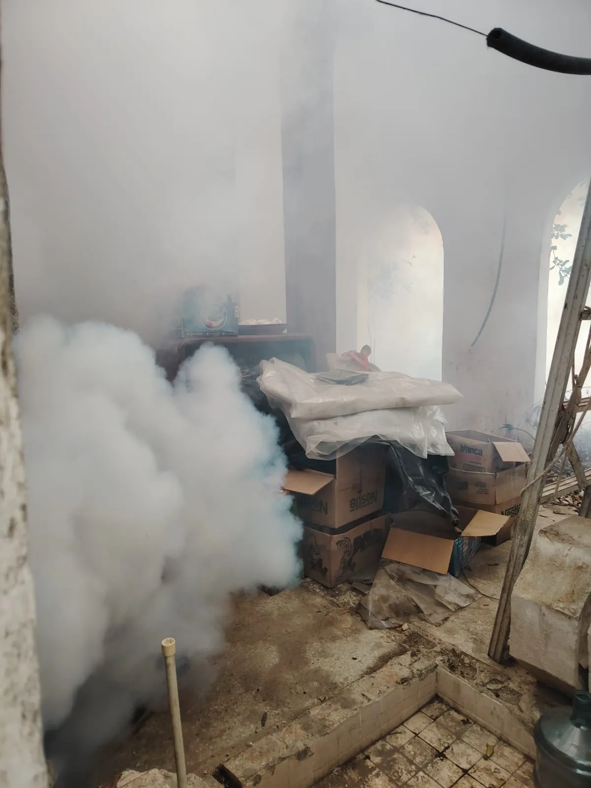 Trabajo fumigación residencial